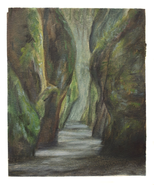 Oneonta Gorge Original Oil Painting